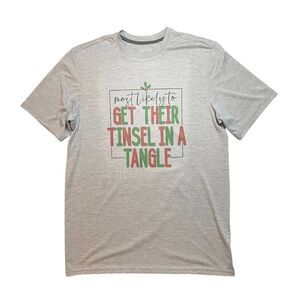 BCG Men’s Christmas Funny Holiday T-Shirt | Medium